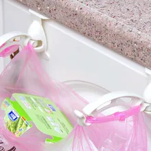 10 шт км кухонный шкаф пластиковые мешки двери после держатель для мусорного мешка хранения стойки 2