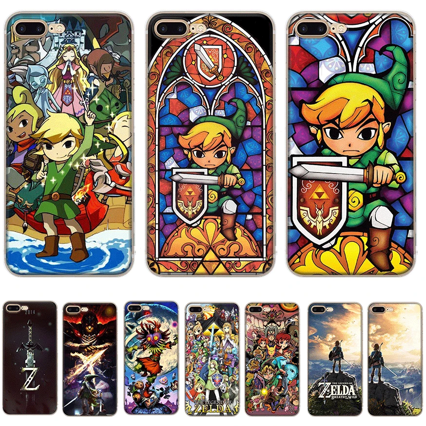 Жесткий чехол Gereleek для iPhone 6 6s 7 8 Plus X XR XS Max 5 5S SE Legend Of Zelda|Чехлы-накладки| |