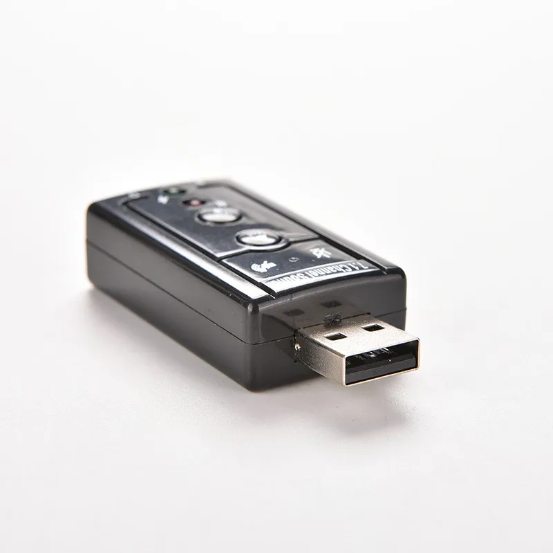 7,1 канальный 3D Внешний USB Аудио Звуковая карта микрофонный адаптер 3,5 мм разъем стерео гарнитура для Win XP 7 8 Android Linux для Mac OS