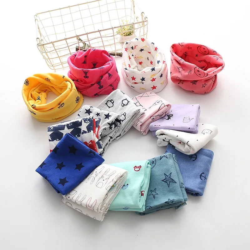 

Fashion Panda Printed Winter Scarf For Children Snood Cotton Warm Cartoon Scarves Boys Ring Stole Baby Scarfs Collar Girls LIC