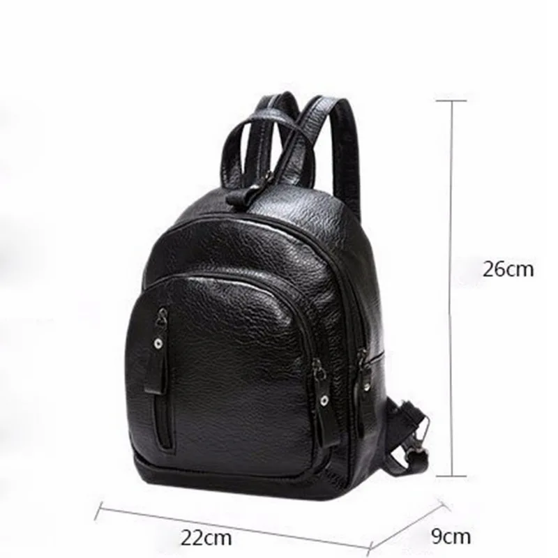 Litthing Small Backpack Women School Backpack Black Backbag Student Back Pack mochila Notebook Backpack Travel Organizer