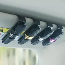 Солнцезащитный козырек автомобильные очки клип солнцезащитные очки держатель Чехлы застежка Cip зажим для очков зажим для билетов, карточек Универсальный