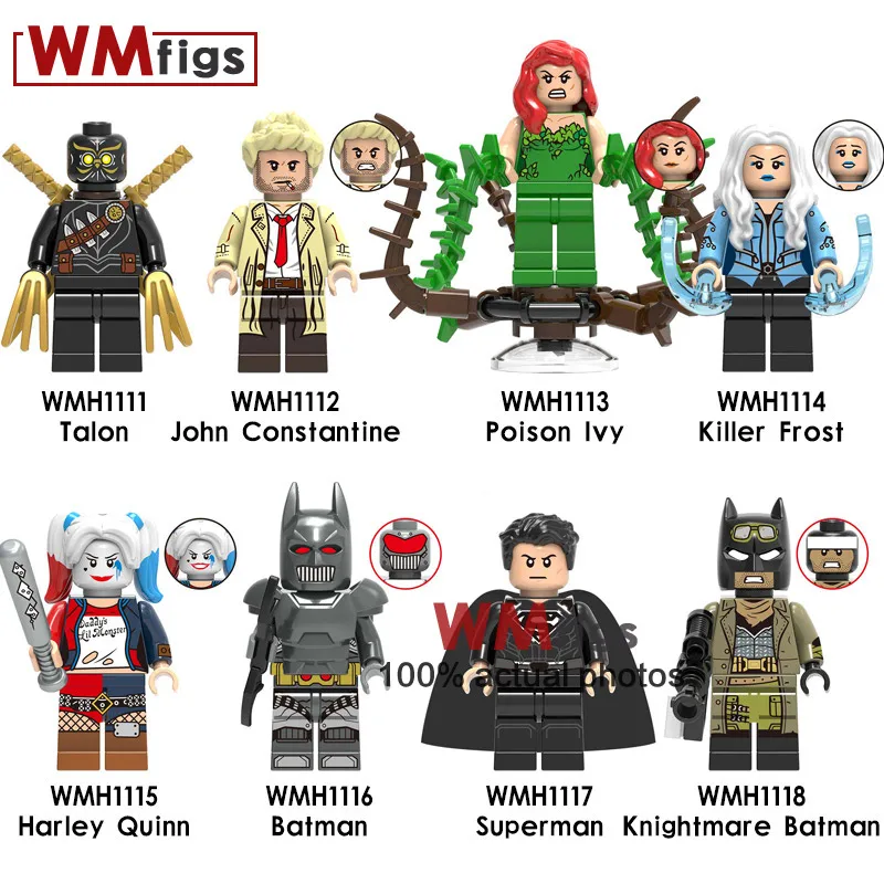

Legoings DC Batman Movie Constantine Poison Ivy Killer Frost Talon Harley Quinn Joker Superman Building Blocks Kids Toys Gifts