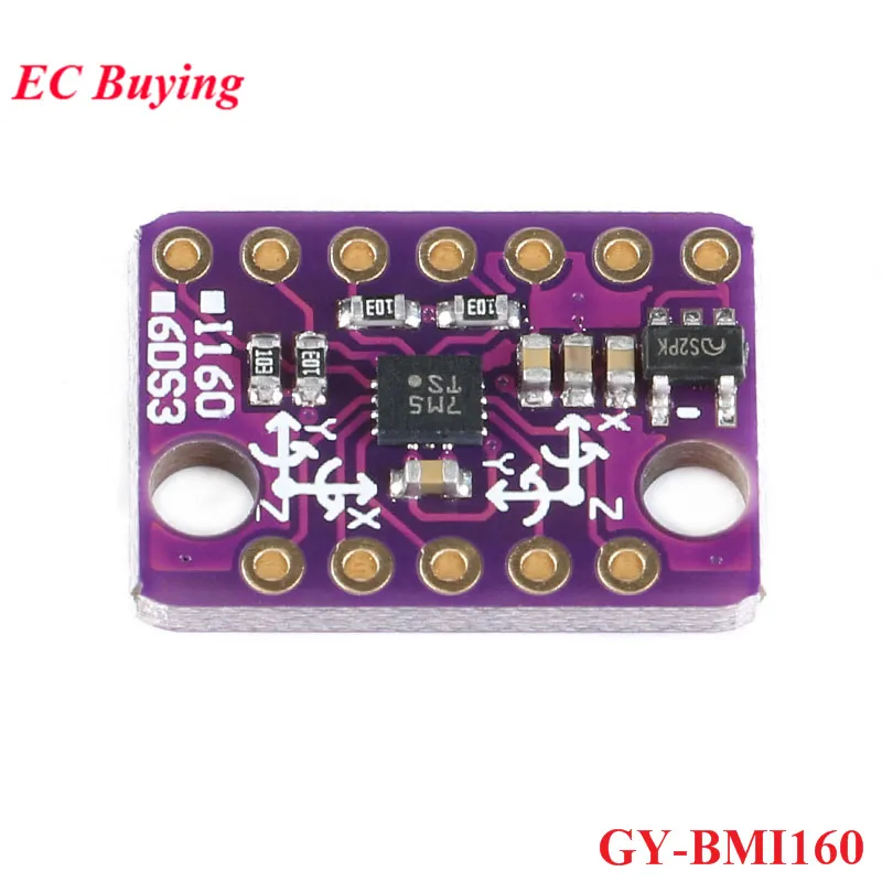 BMI160 GY 6 Axis 6DOF Rate Gyro Gravity модуль датчика акселерометра IIC I2C SPI протокол связи 3