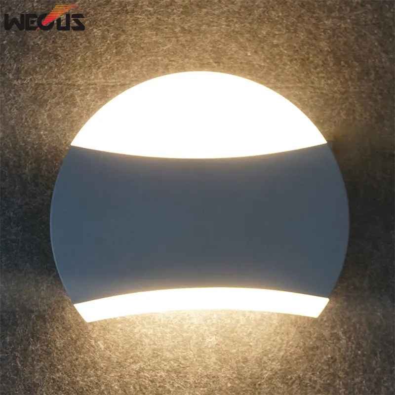 Led 8W Up And Down Illuminated Wall Light Outdoor Waterproof Wall Lamp Home Bedroom Hotel Wall Lamp Lighting