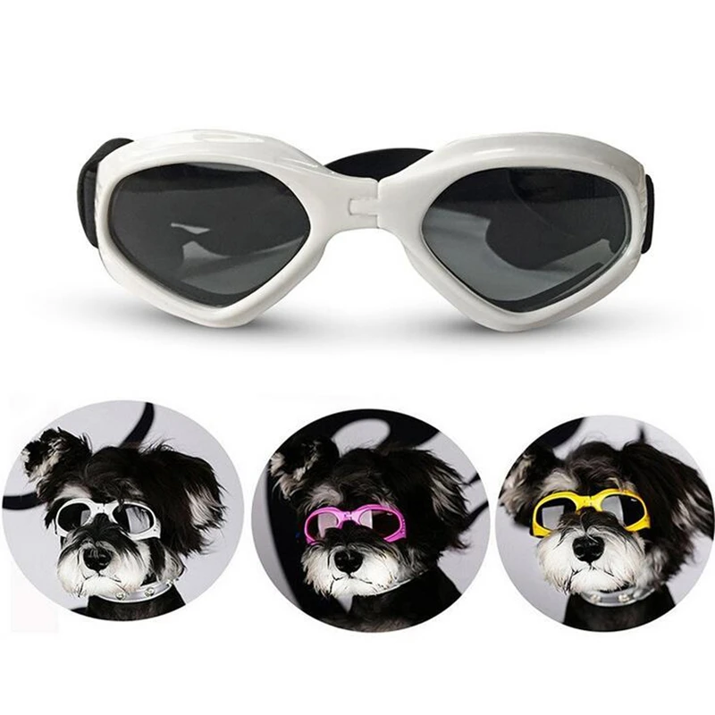 

Dog Sunglasses Windproof Anti-breaking Pet Goggles Eye Wear Protection Goggles Sun-resistant Dog Glasses Accessaries Foldable