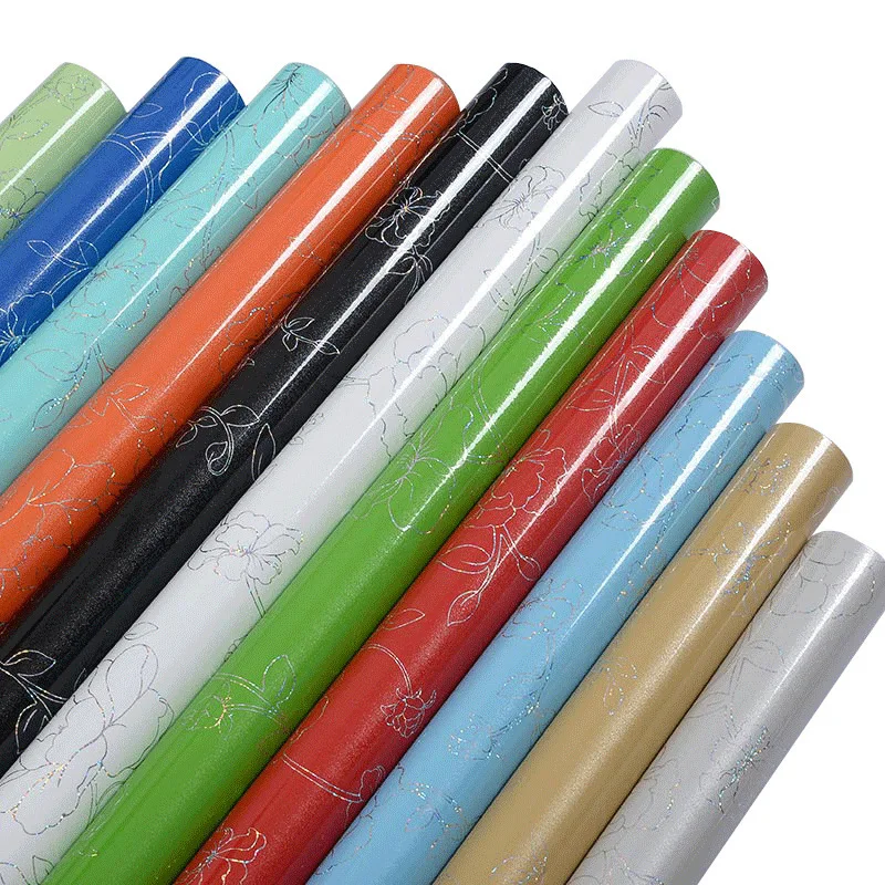 

Pearl White DIY Decorative Film PVC Self adhesive Wall paper Furniture Renovation Stickers Kitchen Cabinet Waterproof Wallpaper