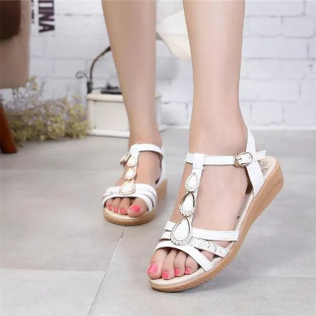SNURULANNew women summer sandals leather nurses shoes pregnant women