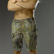 Тактические летние камуфляжные шорты для мужчин, для улицы, новые, Bionic Camo, короткие, дышащие, мягкие, крутые шорты, спортивные, тренировочные, приключения