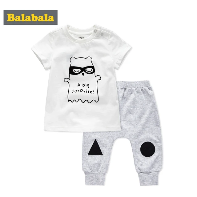 Balabala Baby Boy Clothes Set For Summer 2018 Newborn Infant Clothes