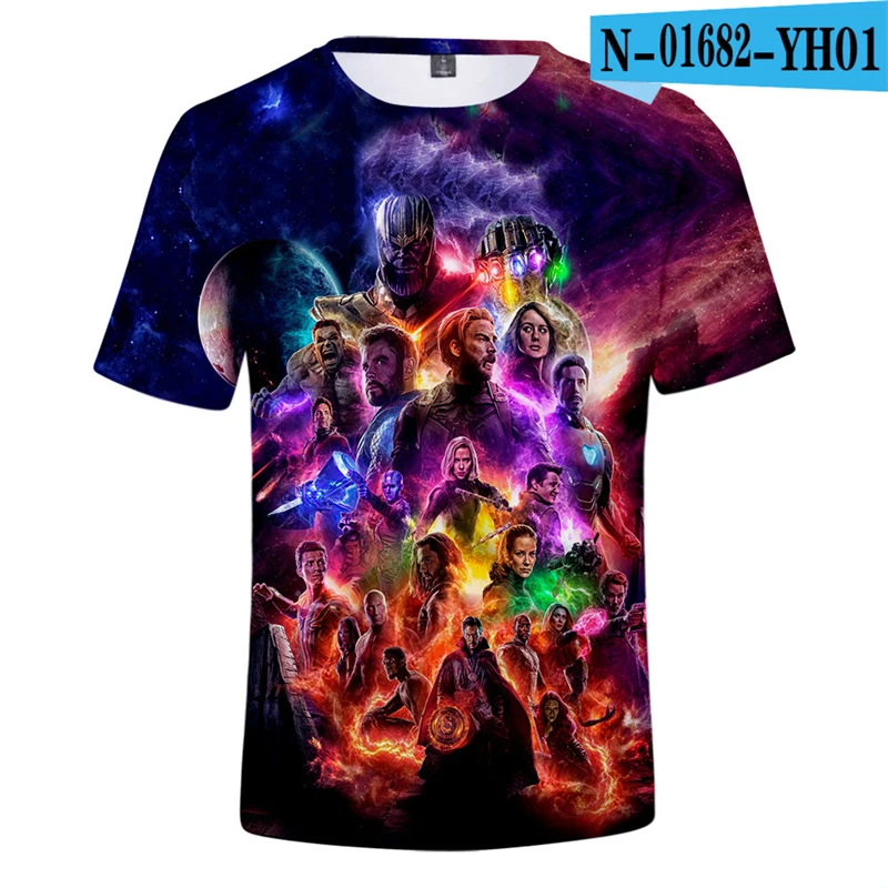 

Avengers T-Shirt Avenger Endgame Tees 3D Print Boys Clothing Cosplay Men Tshirt And Tops Avenger Clothes Mens Clothing Printed
