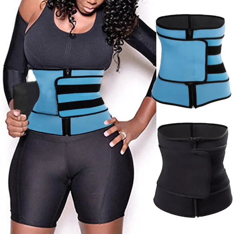 

Men Women Tummy Waist Trainer Cincher Sweat Belt Trainer Hot Body Shaper Slim Shapewear Sweat Belt Waist Cincher Trainer