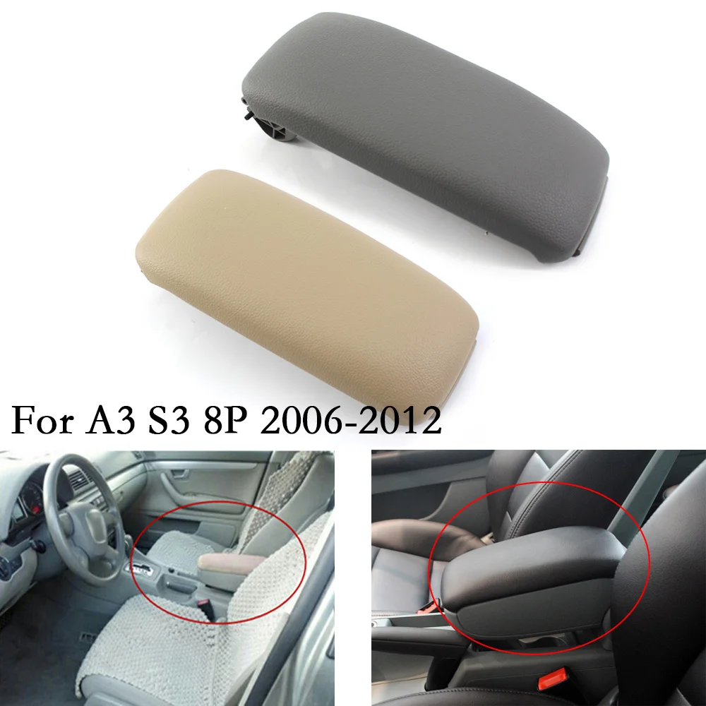 New Car Armrest Cover Lid For Audi Audi A3 S3 8P chassis 2006 2012