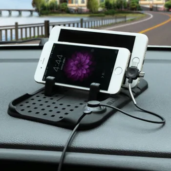 充電器簡単にしっかりとサポートインストールデュアル usb ポート高速車ライター調節可能な角度ユニバーサルノンスリップ電話ホルダー