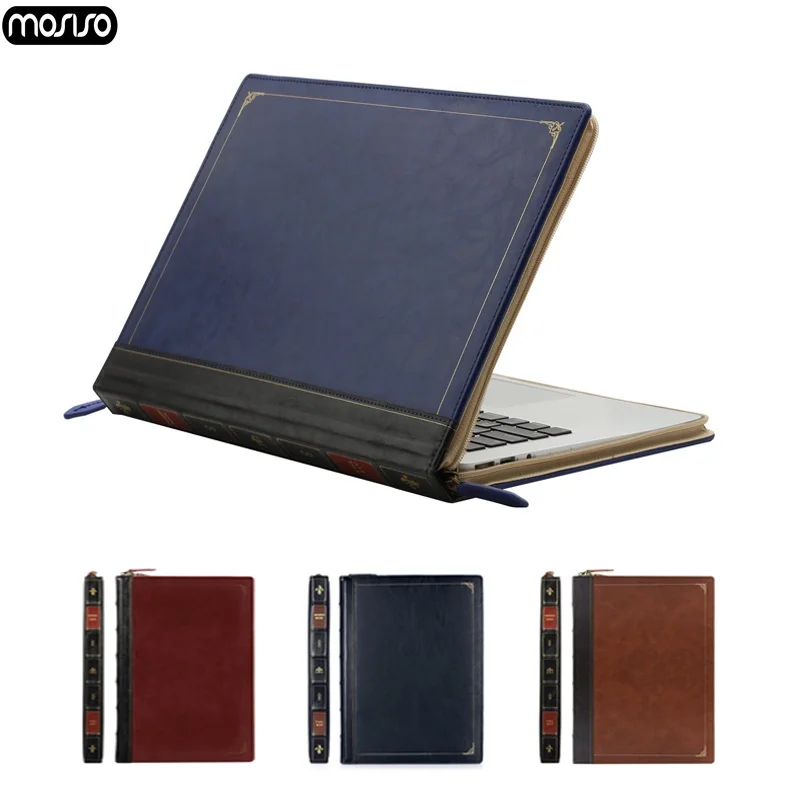 Mosiso-capa de Couro para Notebook para Macbook Air 13 A1932 Pro 13 15 Mac Pro 13 15 Capa para Notebooks 2023 2023 2023