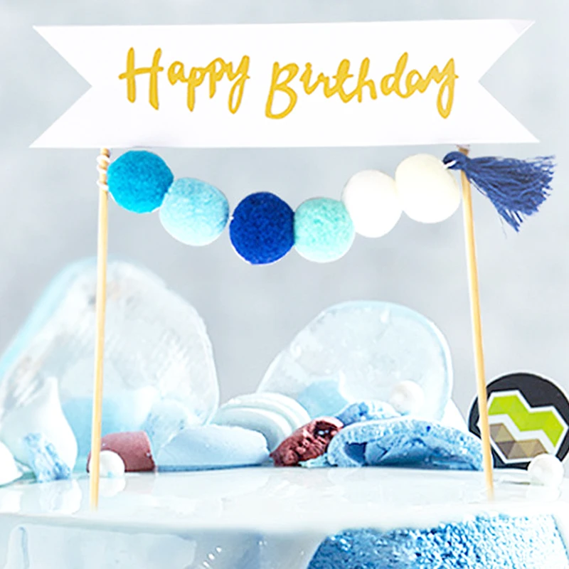 Happybirthday декоративная открытка цветок вечерние НКИ 1 шт.|Товары для украшения