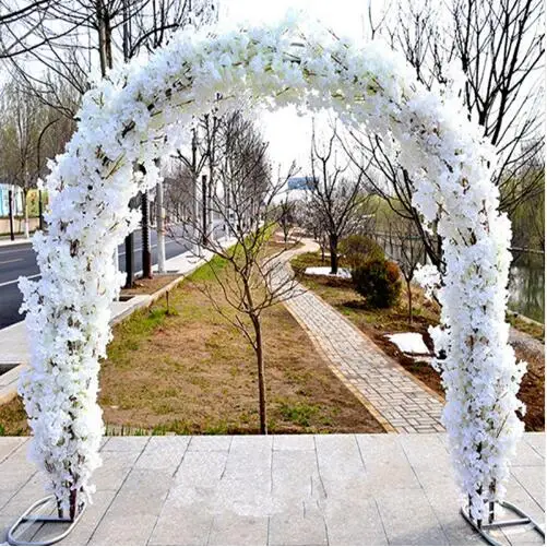 Wedding Site Layout Mall opening Arches Sets Event Decoration Supplies (Arch shelf+Cherry blossoms) Free Shipping