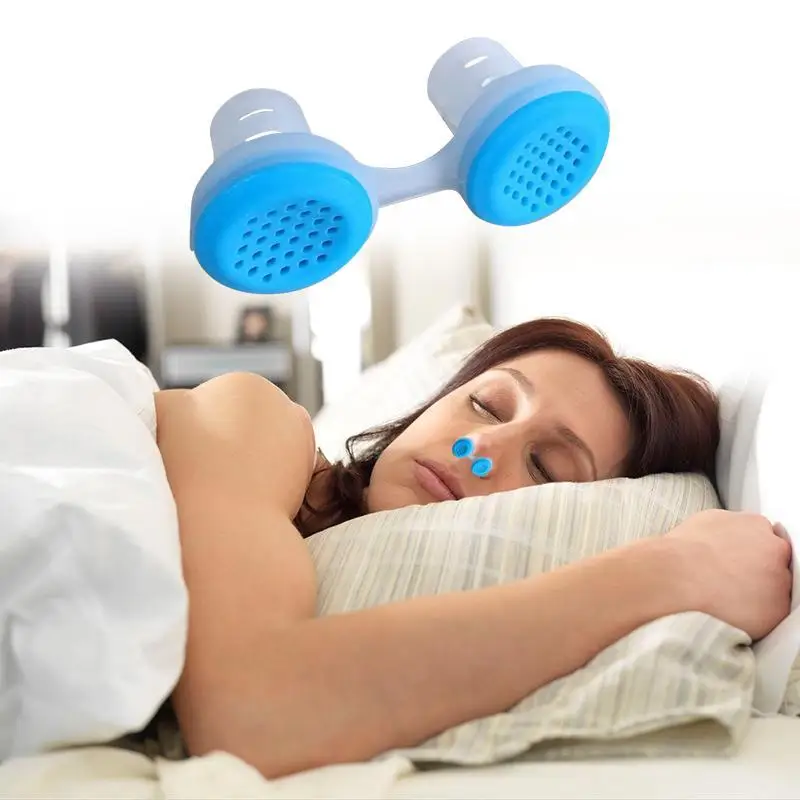 

1PC Relieve Snoring Nose Snore Stopping Breathing Apparatus Guard Sleeping Aid Mini Snoring Device Anti Snore Silicone