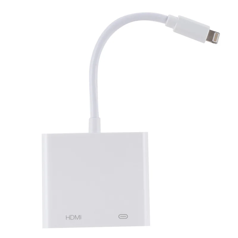 

Application Lightning Digital IOS iPhone to HDMI Cable Screen the Synchronous See TV