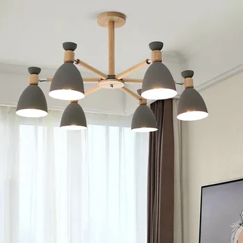 

Vintage retro ceiling light Simple indoor lamp wood lighting Restaurant bar living dining bedroom store shop LED light fixture