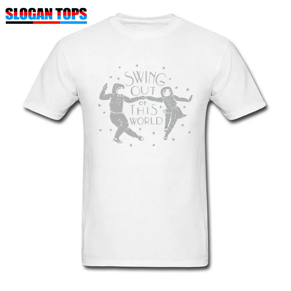  Casual Tops Shirts Hot Sale Short Sleeve Men T Shirts TpicOriginaltitle Custom Summer Fall Tops & Tees Round Collar Swing Out of This World 10484 white