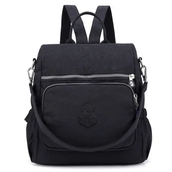 

Unique Anti-theft Design Women Backpack Breathable Nylon Big Capacity Brand Youth Girls School Bag New Practical Travel Backpack