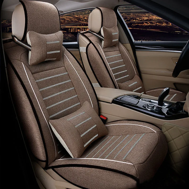 

High quality linen Universal car seat cover For Suzuki Jimny Grand Vitara Kizashi Swift Wagon Palette Stingray car accessories