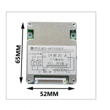 58,8 V 14S литиевая аккумуляторная печатная плата с 30A постоянным током для электрического скутера Li ion или Lipo 48V батарея BMS с переключателем