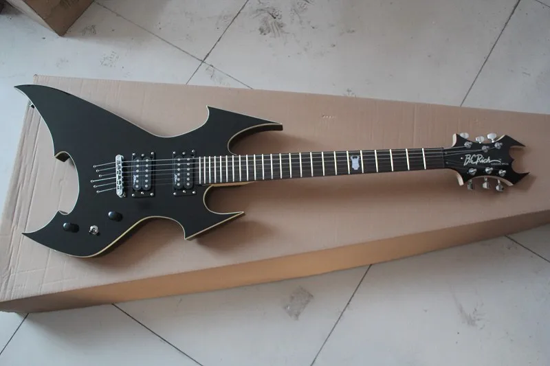 

Free shipping High Quality B.C BC Rich signature special black electric guitar free shipping 15-9