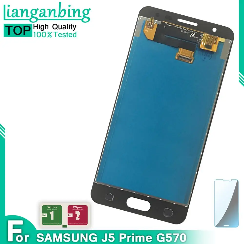 Новый Super AMOLED ЖК дисплей J5 Prime G570 G570F G570K G570L 100% протестированный рабочий сенсорный
