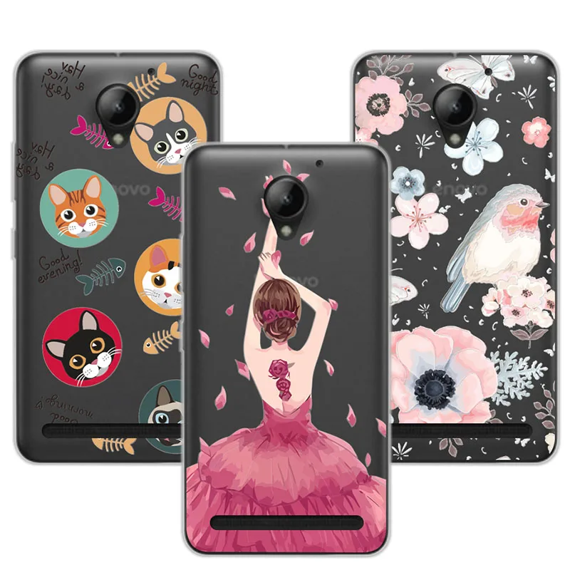 

3D Case For Lenovo C2 Vibe C2 5.0"Relief Lace Plant Flower Cute Soft Silicon For Lenovo Vibe C2 k10a40 Phone Case Cover+Gift