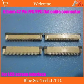 

Free Shipping FPC/FFC connector cable socket 42 pin 0.5mm connector for LCD screen interface of DVD/GPS/MP3/PDA/Phone ect.ROHS