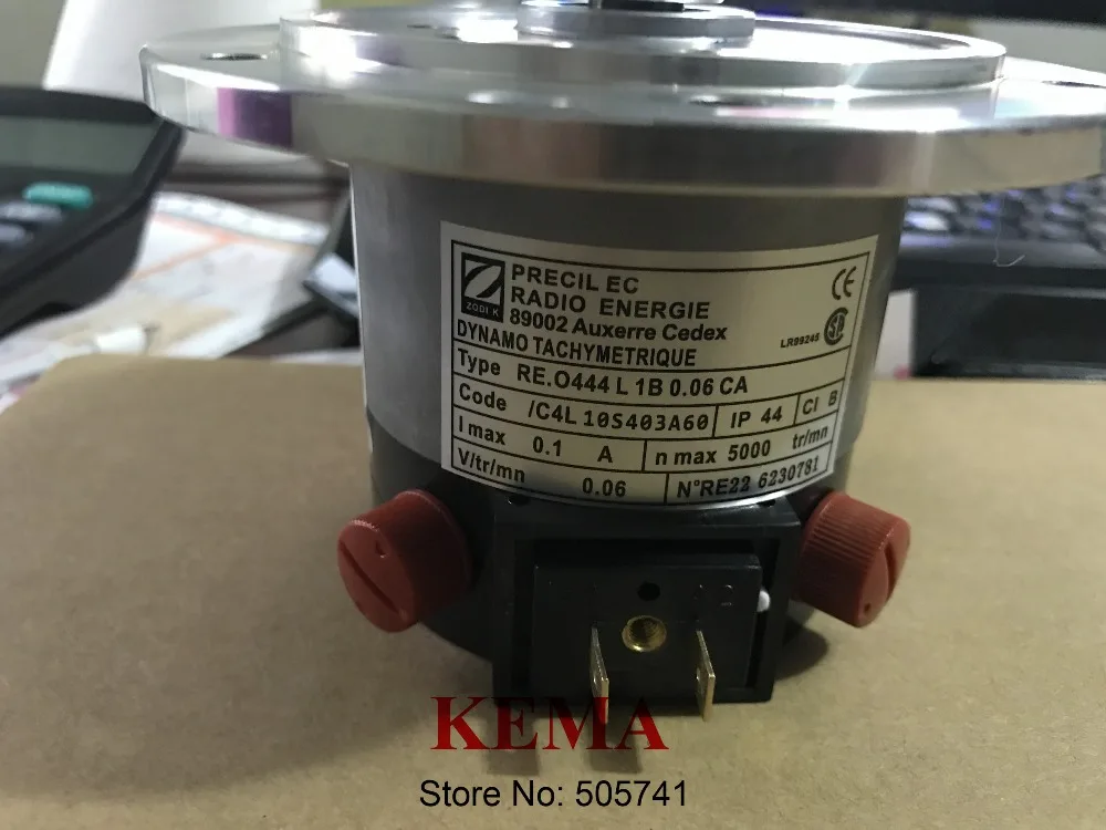 KONE elevator tachogenerator KM276027, Kone generator RE.O444 L1B 0.06