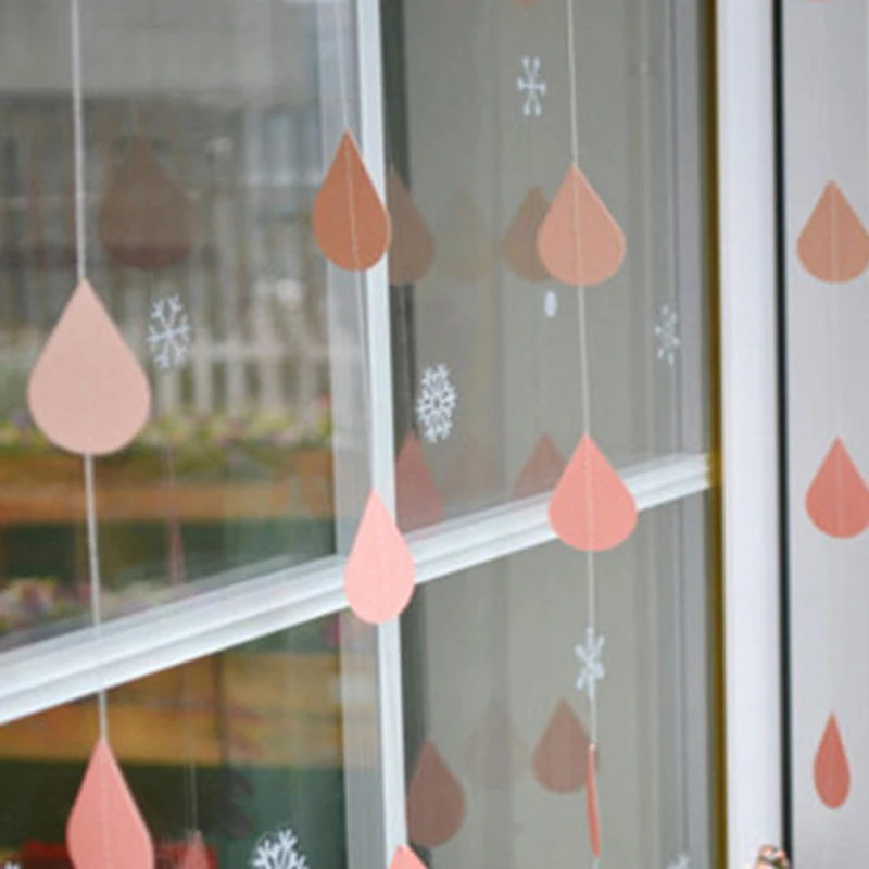 1 шт. 2 м Raindrop стиль DIY гирлянда баннеры на день рождения вечерние свадебные