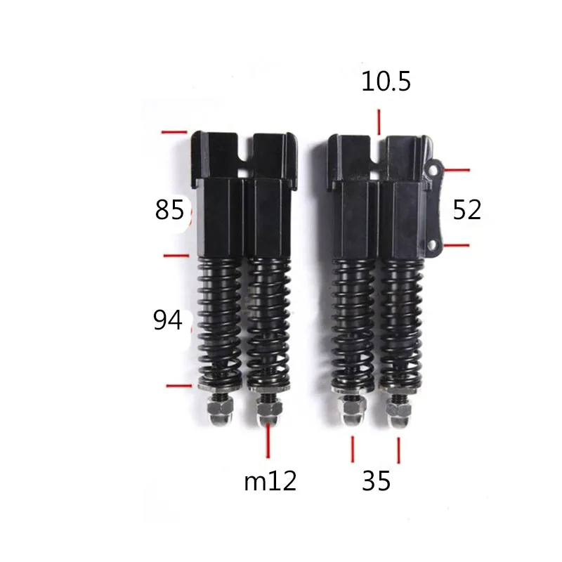 10 дюймов электрический скутер двойной привод кронштейн DYI модифицированный переднее колесо Набор аксессуаров скутер рама