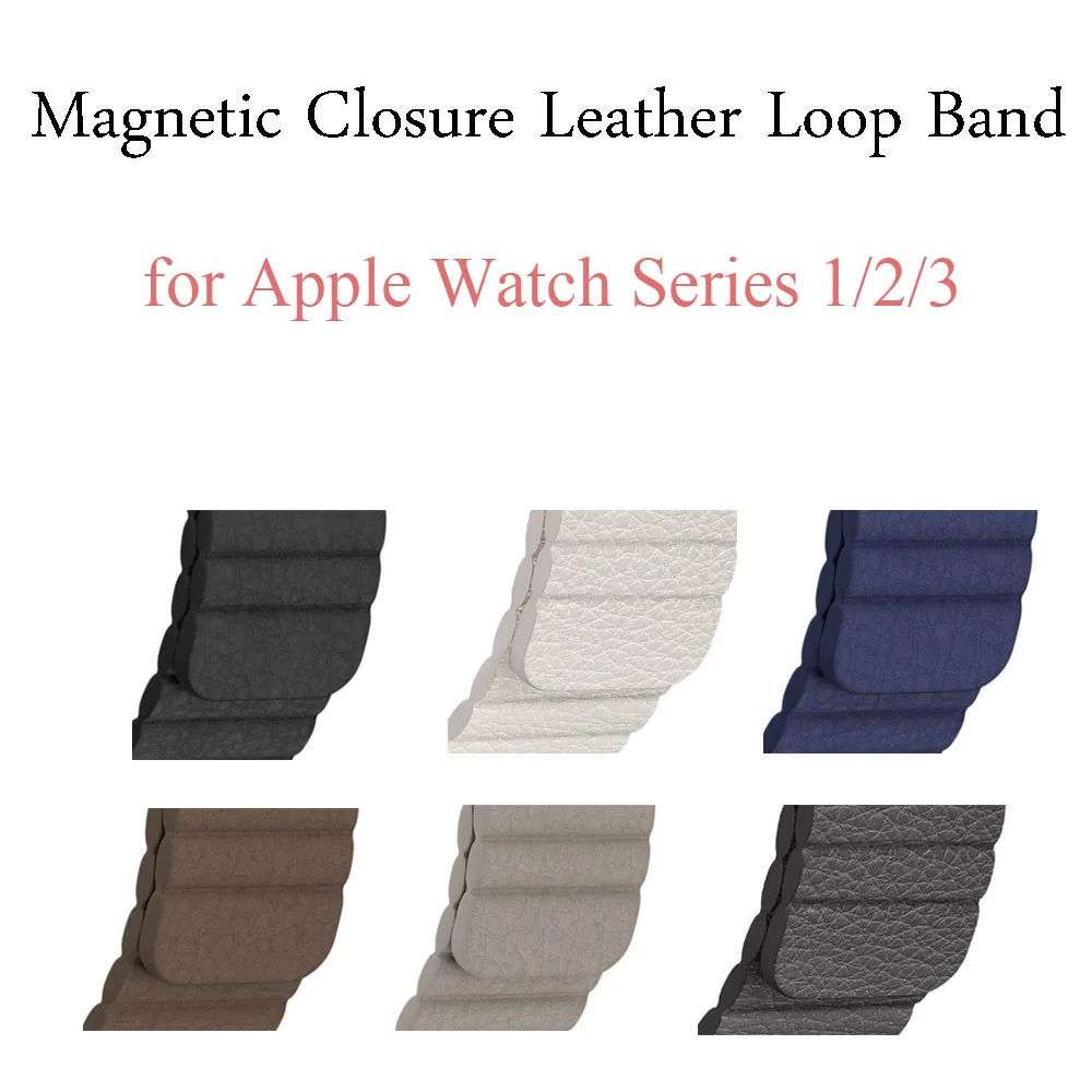 Genuine Leather Loop Band For Apple Watch Band 42mm 38mm Strap Bracelet For IWatch Series 1