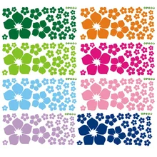 Creative Multi-colored flowers Wall Sticker Sofa TV background bedroom home decoration Mural Art Decals stickers wallpaper