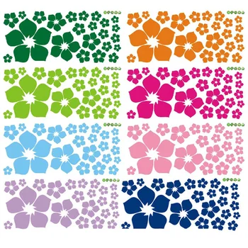 

Creative Multi-colored flowers Wall Sticker Sofa TV background bedroom home decoration Mural Art Decals stickers wallpaper