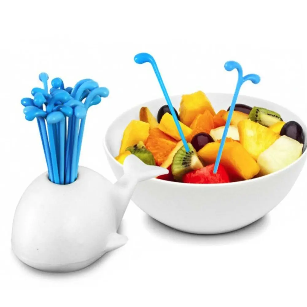 Buy Animal Whale Shaped Fruits Fork Bento Box Fruit
