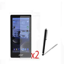 2х пленка+ 2х ткань+ 1х стилус, Антибликовая матовая защитная пленка для экрана для acer Iconia Tab 7 A1-713 A1-713HD
