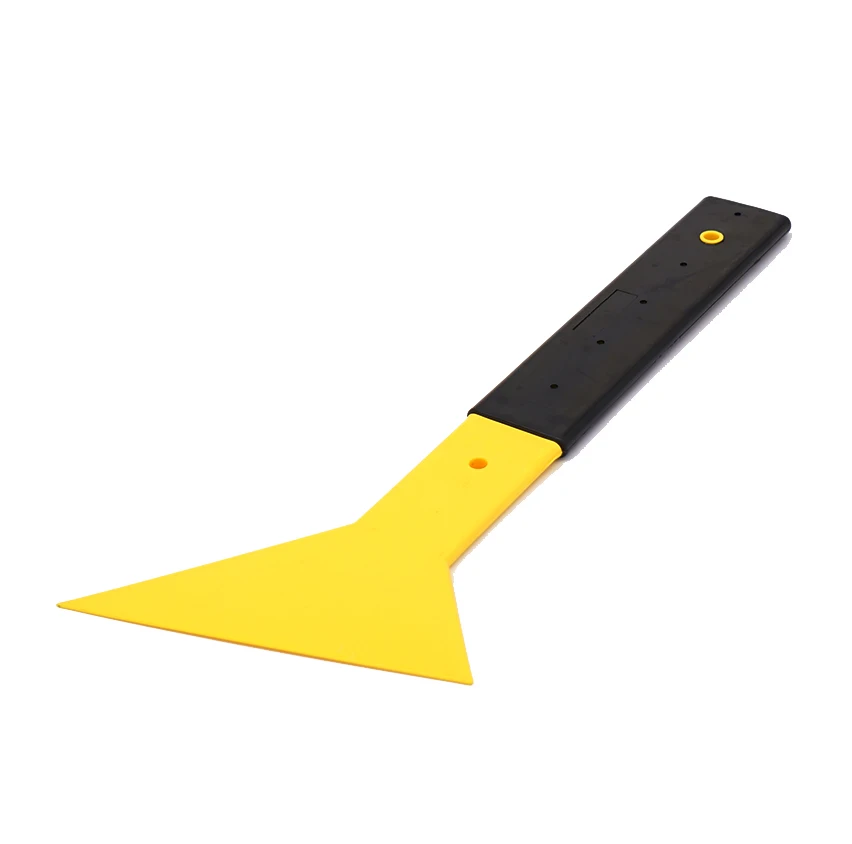 

Free Shipping 32cm*15cm Long Yellow Plastic Scraper For Car Wrapping Car Window Tint Installation Handle Squeegee Tint Tools
