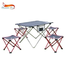 Wüste & Fox Camping Faltbare Stuhl & Hocker Aluminium Legierung Outdoor Picknick DIY Stuhl und Tisch Schreibtisch Leichte BBQ Angeln werkzeuge