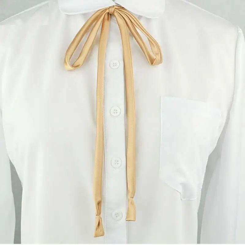 JK uniform collar rope girl collar rope flare sailor suit bow tie elegant Chic collar flower ribbon