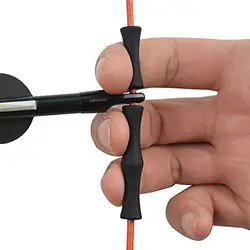 1 комплект охотничья мишень для стрельбы из лука изогнутый Bowstring Finger Guard Sever мягкий силиконовый лук струна протектор снаряжение Открытый