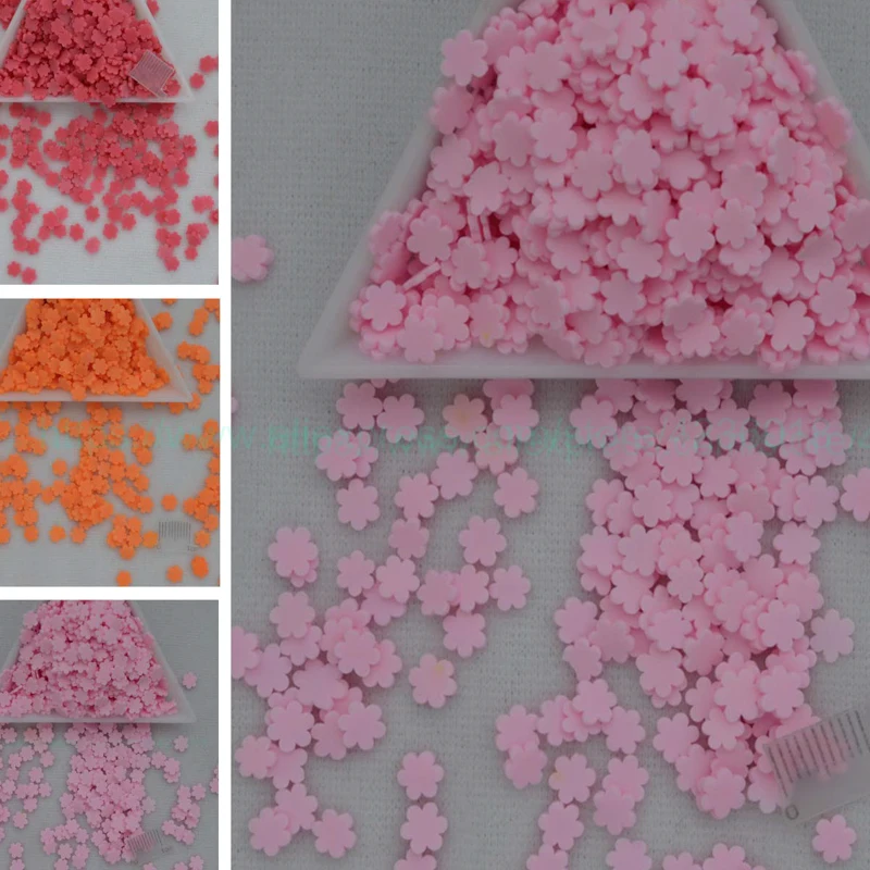 

65g Cute flower shape Clay polymers, Colorful Sprinkle for Phone Decoration,Scrapbook DIY,Crafts Making,Embellish