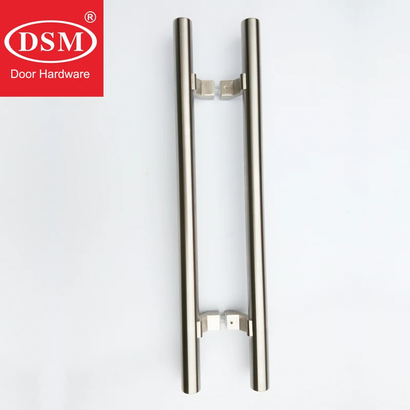 Pull Handle Door Entry Polished Chrome 24 inch Long Stainless Steel Entrance