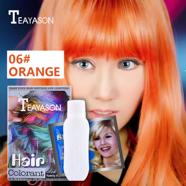 12 Colors Temporary Hair Dye Harajuku Hair Dye Cream Non Toxic Diy