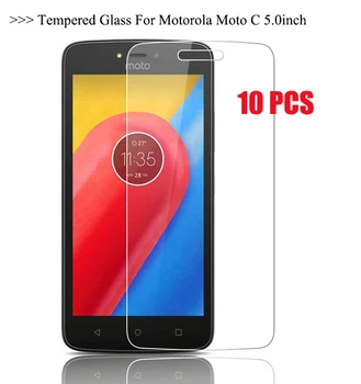 

10 PCS Glass For Moto C Tempered Glass For Motorola Moto C XT1750 9H 2.5D Premium Screen Protector Film For Motorola Moto C 5.0