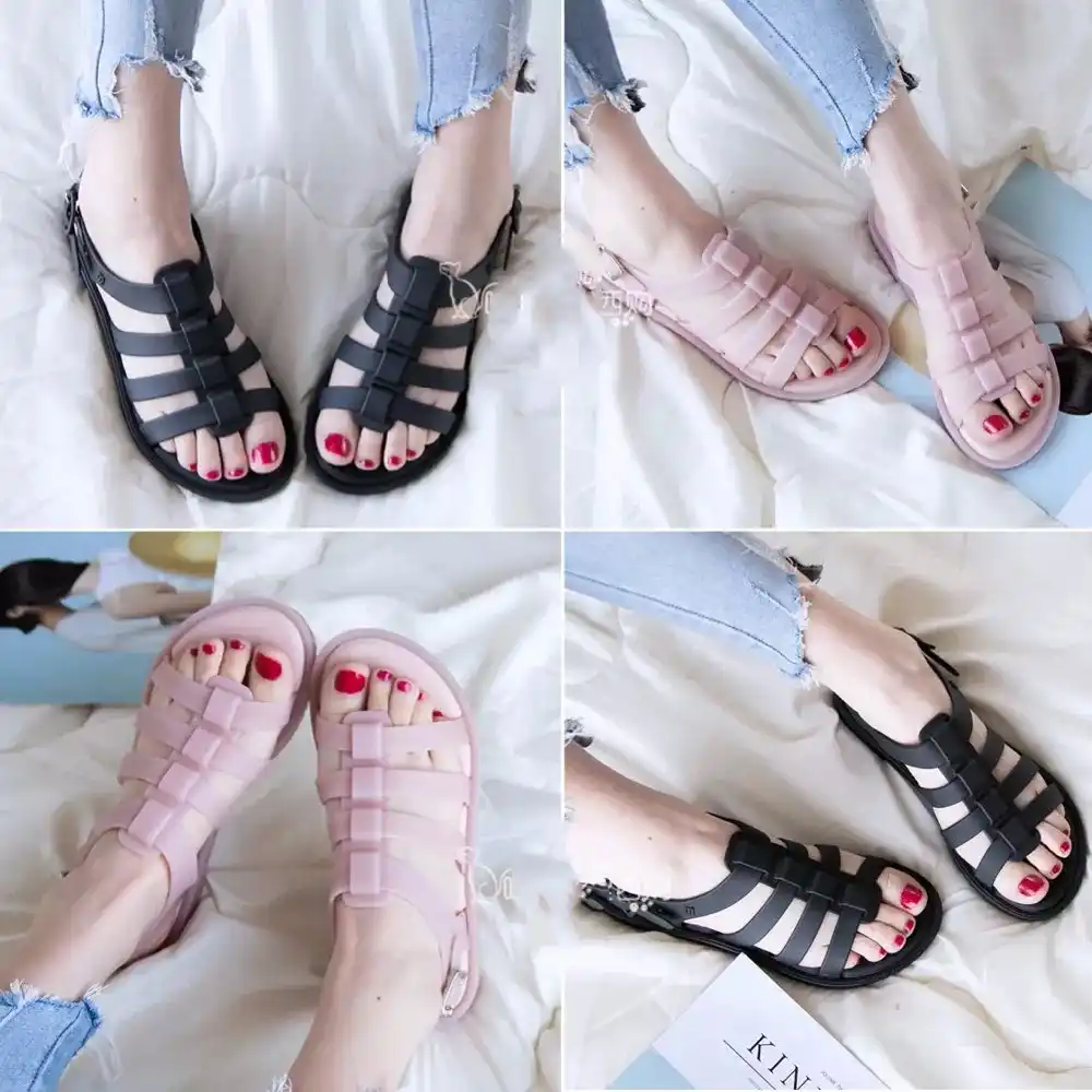 sandalias plasticas femininas
