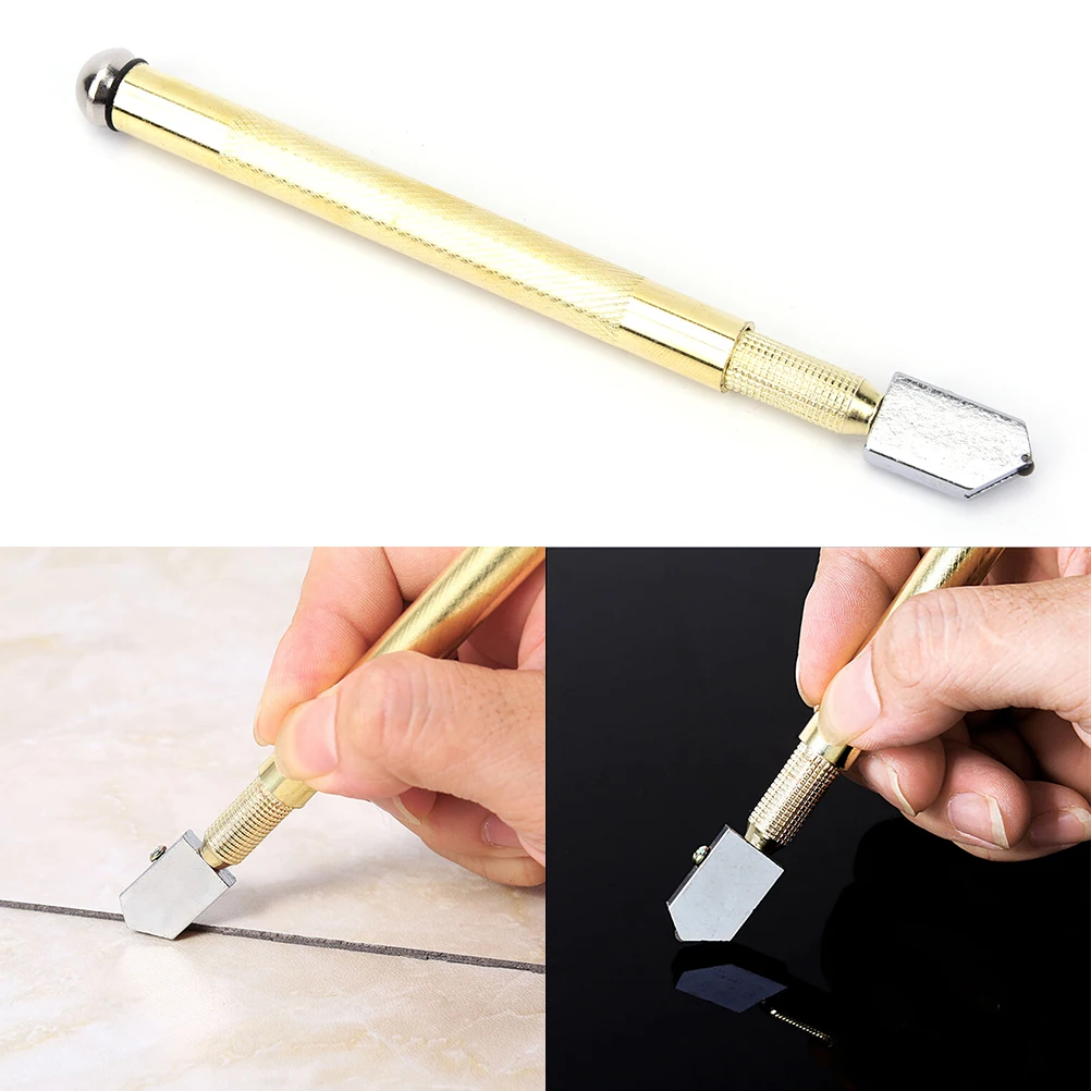 Diamond противоскользящие металлической ручкой Сталь лезвие масляные Стекло режущий инструмент низкая цена, высокое качество